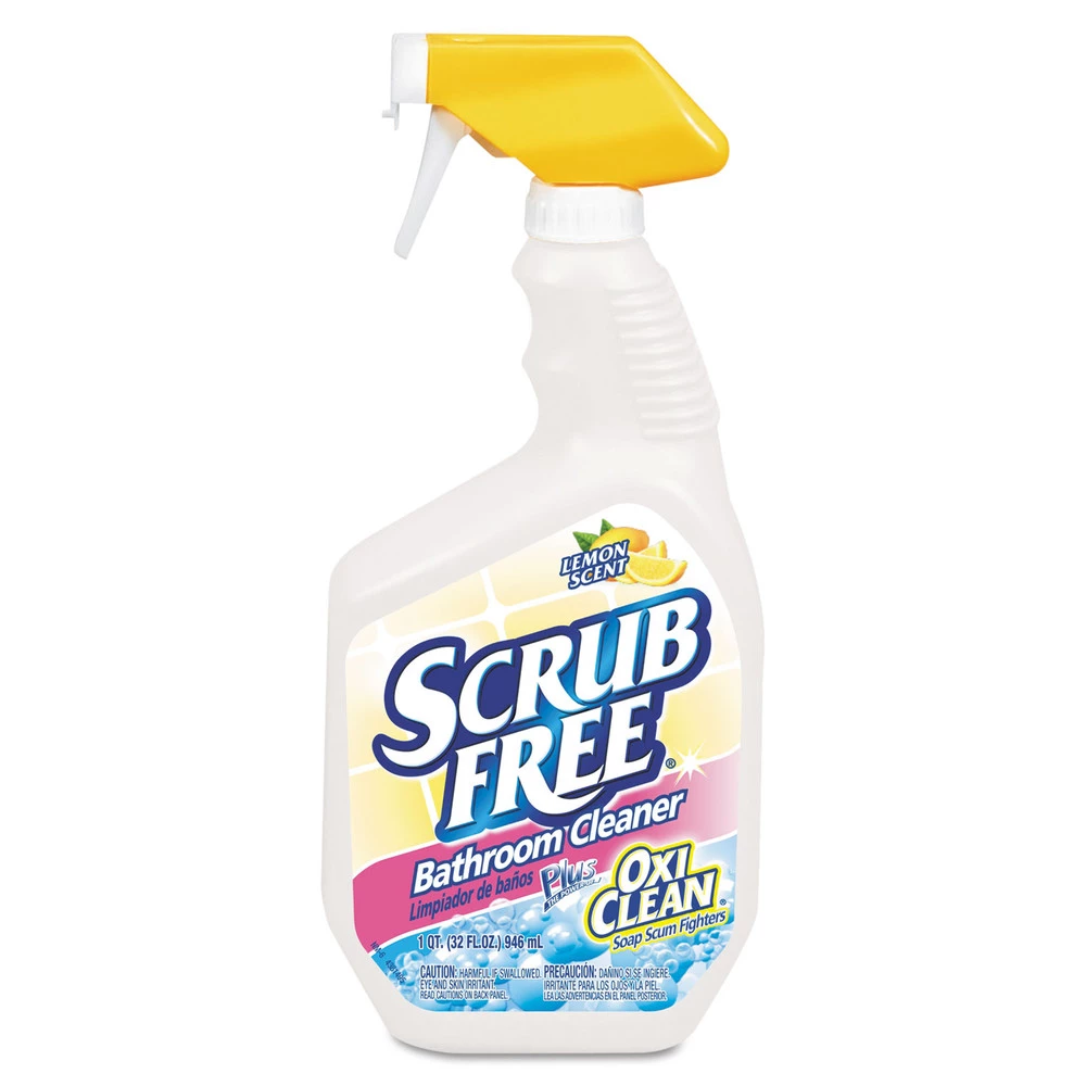 Arm & Hammer 33200-00105 32 Oz. Lemon Scrub Free Soap Scum Remover Spray Bottle (8/Carton) - Image 2