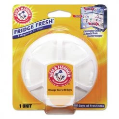 Arm & Hammer 33200-01710 Fridge Fresh 5.5 Oz. Unscented Refrigerator Air Filter (8/Carton)