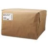 General 80075 52 Lbs. 12 In. X 7 In. X 17 In. 1/6 BBL Grocery Paper Bags - Kraft (500/Bundle)