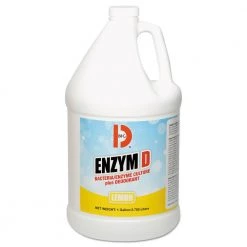 Big D Industries 150000 Enzym D Digester Liquid Deodorant, Lemon, 1gal (4/Carton)