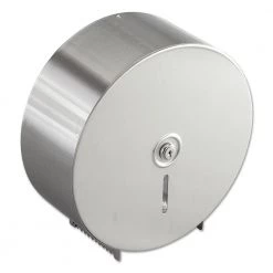 Bobrick B-2890 10-21/32 In. X 4-1/2 In. X 10-5/8 In. Jumbo Toilet Tissue Dispenser - Stainless Steel