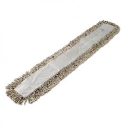 Boardwalk BWK1048 Cotton 48 In. X 3 In. Dust Mop Head - White
