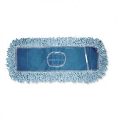 Boardwalk BWK1148 Cotton/Synthetic Blend 48 In. X 5 In. Dust Mop Head - Blue