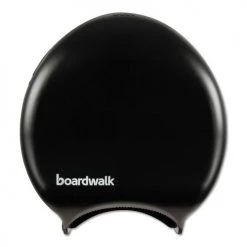 Boardwalk R2000BKBW Single Jumbo 11 In. X 12-1/4 In. Toilet Tissue Dispenser - Black