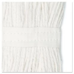 Boardwalk BWK2020CCT No. 20 Cut-End Cotton Wet Mop Head - White (12/Carton)