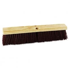 Boardwalk BWK20318 Heavy Duty Maroon Polypropylene Bristle 18 In. Floor Brush Head