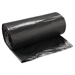 Boardwalk V7658HKKR01 38 In. X 58 In. 60 Gal. High-Density 14 Microns Can Liners - Black (200/Carton)