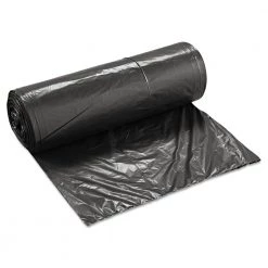 Boardwalk H7658HKKR01 Low-Density Can Liners, 60gal, .65mil, 38 X 58, Black (25 Bags/Roll, 4 Rolls/Carton)