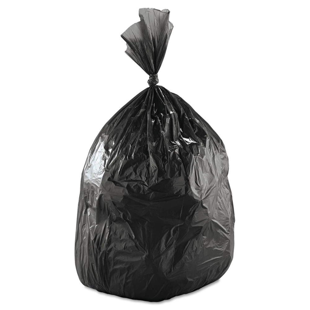 Boardwalk H7658HKKR01 Low-Density Can Liners, 60gal, .65mil, 38 X 58, Black (25 Bags/Roll, 4 Rolls/Carton) - Image 2