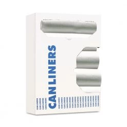 Boardwalk V7658HNKR01 38 In. X 58 In. 60 Gal. High-Density 14 Microns Can Liners - Natural (200/Carton)