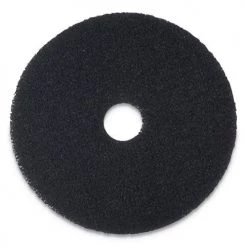 Boardwalk BWK4012BLA 12 In. Diameter Stripping Floor Pads - Black (5/Carton)