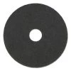 Boardwalk BWK4017HIP High Performance 17 In. Stripping Floor Pads - Grayish Black (5-Piece/Carton)