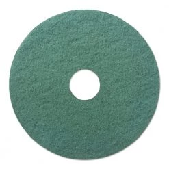 Boardwalk BWK4018GRE 18 In. Dia. Heavy-Duty Scrubbing Floor Pads - Green (5-Piece/Carton)