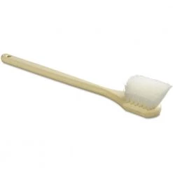 Boardwalk BWK4420 20 In. Nylon Fill Long Handle Utility Brush - Tan