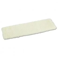 Boardwalk BWK4518 18 In. Lambswool Mop Head Applicator Refill Pad - White