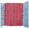 Boardwalk BWK503BLCT 5 In. Headband Super Loop Cotton/Synthetic Fiber Wet Mop Head - Blue, Large (12/Carton)