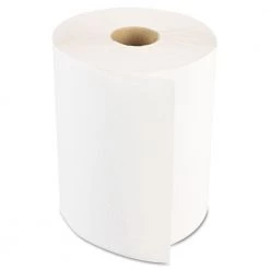 Boardwalk BWK6250 NonPerforated 1-Ply 350 Ft. Hardwound Paper Towels - White (12 Rolls/Carton)
