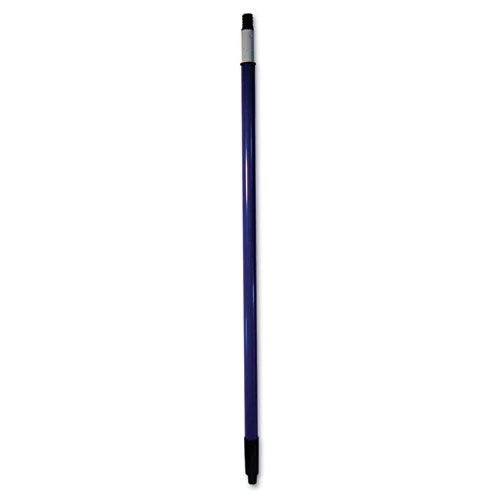 Boardwalk BWK638 36 - 60 In. Telescopic MicroFeather Duster Handle - Blue - Image 2