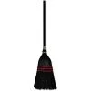 Boardwalk BWK951BP Flag Tipped Poly Bristle 37 - 38 In. Length Lobby Broom - Natural/Black (12-Piece/Carton)