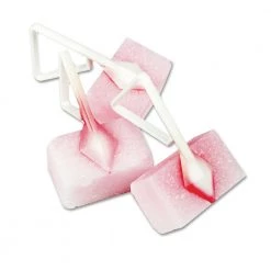 Boardwalk BWKB04BX 4 Oz. Solid Cherry Toilet Bowl Blocks - Pink (12/Box)