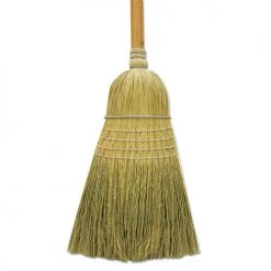 Boardwalk BWKBR10001 60 In. 100% Corn Brooms - Black/Natural (6/Carton)