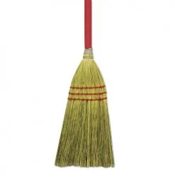 Boardwalk BWKBR10016 Corn/Fiber 36 In. Lobby Brooms - Gray/Natural (12-Piece/Carton)