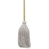 Boardwalk BWKCD50024S 24 Oz. Cotton Head Deck Mops With 50 In. Wood Handle (6-Piece/Carton)