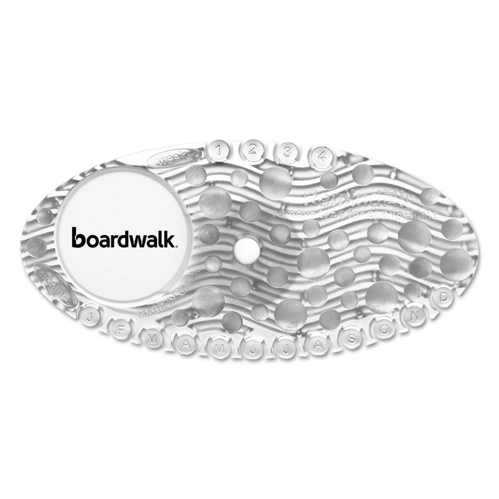 Boardwalk BWKCURVEMAN Mango Fragrance Solid Curve Air Freshener - Clear (10-Piece/Box)