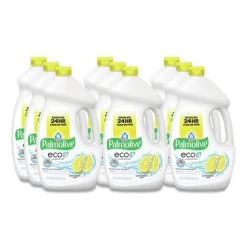 Palmolive 47805 Ecoplus Lemon Scent 45 Oz. Bottle Gel Dishwasher Detergent (9-Piece/Carton)