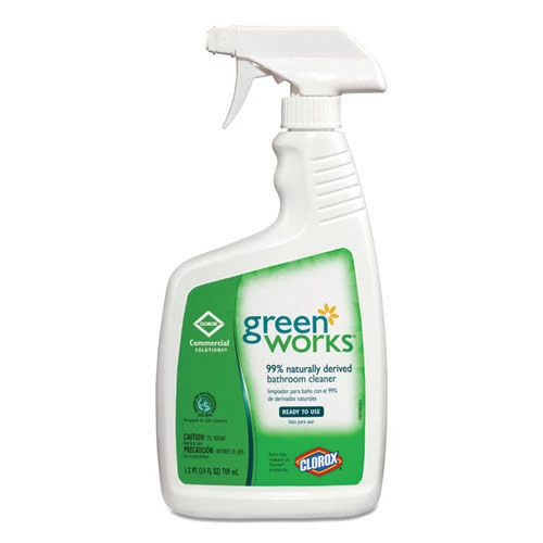 Green Works 00452 24 Oz. Spray Bottle Bathroom Cleaner (12/Carton) - Image 2