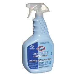 Clorox 01698 Anywhere Hard Surface Sanitizing Spray, 32oz Spray Bottle (12/Carton)