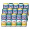Clorox 30112 Disinfecting Wipes, 7x8, Fresh Scent/citrus Blend, (35/Canister, 3/Pack, 5 Packs/Carton)