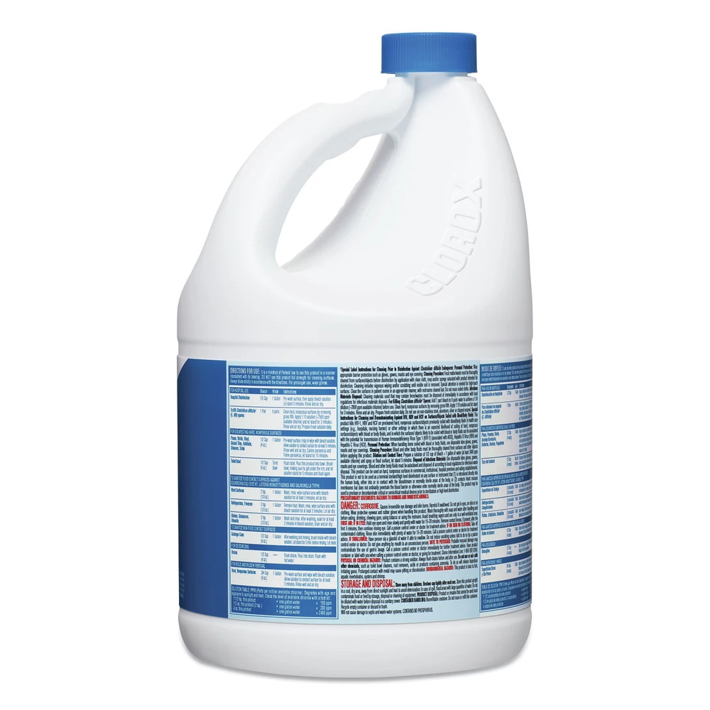 Clorox 30966 121 Oz. Bottle Regular Concentrated Germicidal Bleach (3/Carton) - Image 5