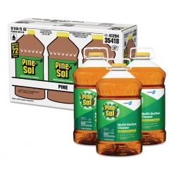 Pine-Sol 35418 144 Oz. Multi-Surface Cleaner Disinfectant - Pine (3/Carton )