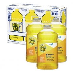 Pine-Sol 35419 144 Oz. All-Purpose Cleaner - Lemon Fresh (3/Carton)