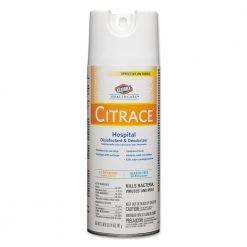 Clorox Healthcare 49100 Citrace Hospital Disinfectant And Deodorizer, Citrus, 14 Oz. Aerosol (12/Carton)