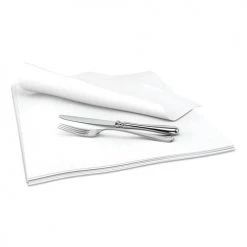 Cascades PRO N692 Select 15 In. X 15 In. 1-Ply Dinner Napkins - White (1000-Piece/Carton)