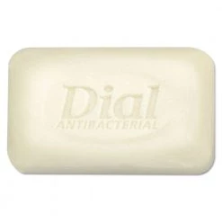 Dial 98 Antibacterial Deodorant Bar Soap, Unwrapped, White, 2.5 Oz. (200/Carton)