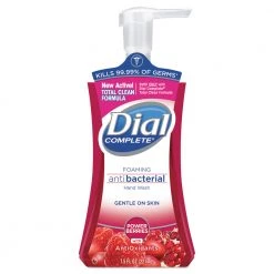 Dial DIA 03016 Power Berries 7.5 Oz. Pump Bottle Antibacterial Foaming Hand Wash (8/Carton)