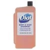 Dial Professional 4029 Gender-Neutral 1 Liter Bottle Peach Scent Hair And Body Wash Refill (8/Carton)