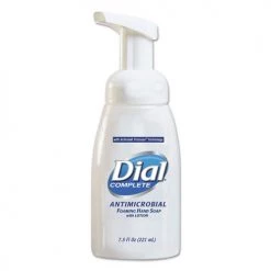 Dial Professional DIA 81075 7.5 Oz. Antimicrobial Foaming Tabletop Pump Hand Wash (12/Carton)