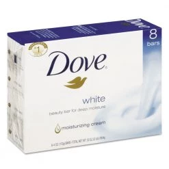 Dove CB610795 Light Scent 4.25 Oz. Beauty Bar Soap - White (72-Piece/Carton)
