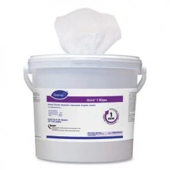 Diversey Care 100850924 Oxivir 11 In. X 12 In. Wipes - White (160 Wipes/Canister, 4 Canisters/Carton)