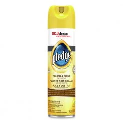 Pledge 301168 14.2 Oz. Aerosol Can Furniture Polish - Lemon (6/Carton)