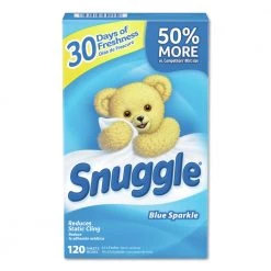 Dial 45115 Blue Sparkle Fresh Scent Fabric Softener Sheets (12-Piece/Box, 6 Boxes/Carton)