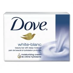 Dove CB614243 Light Scent 3.17 Oz. Beauty Bar Soap - White (48-Piece/Carton)