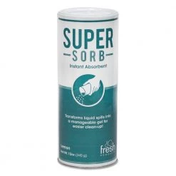 Fresh Products FRS 6-14-SS Super-Sorb Lemon Scent 12 Oz. Shaker Can Liquid Spill Absorbent Powder (6/Box)