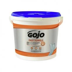 GOJO Industries 6299-02 9 X 10 FAST TOWELS Hand Cleaning Towels, White (225/Bucket)