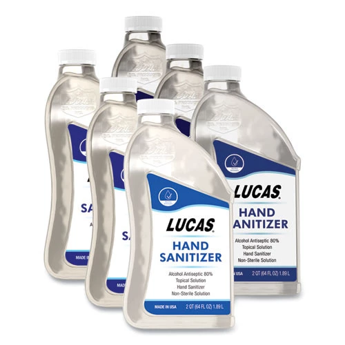 GN1 11175 0.5 Gallon Unscented Liquid Hand Sanitizer - Clear (6/Carton) - Image 2