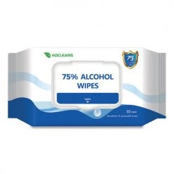 GN1 SA05024 6 In. X 8 In. Personal Ethyl Alcohol Wipes - White (50 Wipes/Pack)